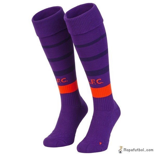 Calcetines Liverpool Replica Segunda Ropa 2018/19 Purpura